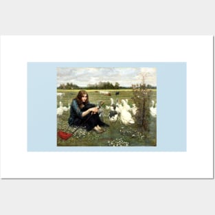 Goose Girl - Valentine Cameron Prinsep Posters and Art